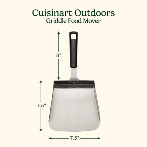 Extra Large Stainless Steel Griddle Food Mover Spatula With 5 Cup Capacity For Rice Vegetables And More Built For Grills And Cookouts Perfect BBQ Tool