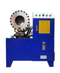 Rock Solid Electric Hose Crimping Machine With Ten Swappable Dies For Hydraulics and Steel Tubes Quick Change Design crimping 2.4 to 2.01 inch lines
