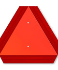 Heavy Duty No Rust 40 Mil Aluminum Slow Moving Vehicle Sign 14 By 16 Inches Diamond Grade Reflective for Golf Carts