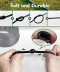 Two Hundred Feet One Quarter Inch Drip Irrigation Tubing Flexible Durable Garden Watering Hose demonstration