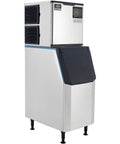 Heavy Duty Commercial Ice Maker With 230 Lb Storage Bin And Air Cooled Design, Produces 420 Lbs Of Smooth Ice Daily, Built Ridiculously Tough In 304 Stainless Steel For Bars And Kitchens, Total No Sweat Self Cleaning.