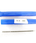 3mm Push Type Keyway Broach For CNC Machines Pro Grade High Speed Steel Cutter Tool with blue protective case