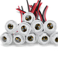 T10 Extension Harness with Ten Bulbs and Ten Sockets for Brake Lights Turn Signals Daytime Running Lights Tail Lights Kit