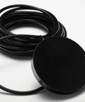 Magnetic Ham Radio Antenna Mount With SO239 Connector 16.4 Foot Coax Cable PL259 Ready 3.5 Inch Base in black