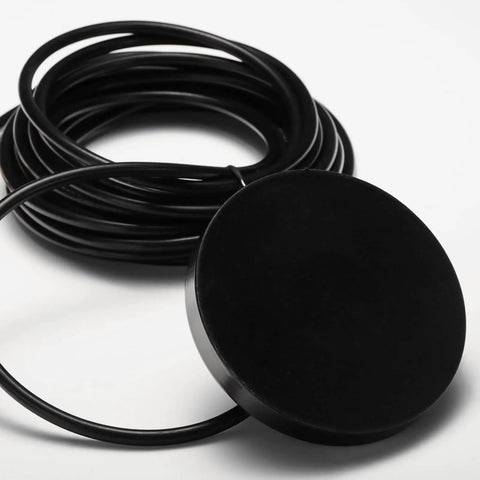 Magnetic Ham Radio Antenna Mount With SO239 Connector 16.4 Foot Coax Cable PL259 Ready 3.5 Inch Base in black