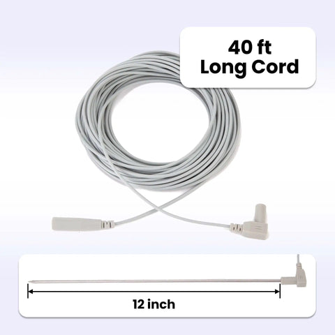 Grounding Rod Gear With 40 Ft Ground Wire For Grounded Mats Sheets Pads Wrist Bands Blankets Pillowcases Stay Grounded Indoors