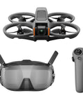 Avata 2 FPV Drone With 4K Camera, Immersive Goggles Experience, One Push Acrobatics, Built In Propeller Guard, 155 Degree FOV, N3 Goggles And RC Motion 3, Single Battery Combo, High Adrenaline Aerial Fun