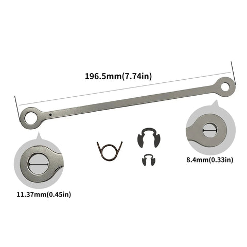 Beefed Up Wastegate Actuator Arm For Alfa Romeo Giulia And Stelvio 2.0T Turbo Engine, 196.5mm alloy linkage kit