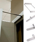 Heavy Duty Stainless Steel 180 Degree Folding Swing Door Hinges For Closet Cabinet showcasing pivot hardware and hinge details.