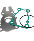 Water Pump Impeller Kit For Yamaha Outboard 40 50 60 HP F40 C40 P40 F50 C50 P50 F60 2 Stroke Replacement Includes Impeller 6H3 44352 00 00 Sierra 18 3434 Gearcase Repair components including gasket and plate.