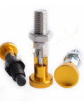 Heavy Hitter M6 M8 M10 Self Locking Spring Plunger with Premium Aluminum Knurled Knob and Fine Threads for CNC Jigs.