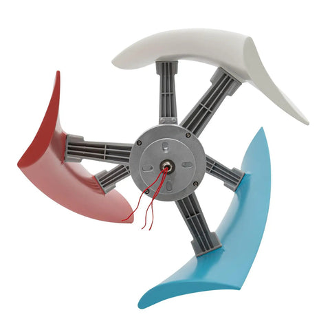 Vertical Wind Turbine Generator Kit 400W Off Grid Wind Power System with coreless permanent magnet and fiberglass blades