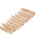 Solid Wood Pocket Hole Plugs Set With Storage Case 50 Pack For Jig Woodworking Doubles As Dowels For Cabinets Furniture And Shelves Tight Joints Smooth Finish On Pine Wood