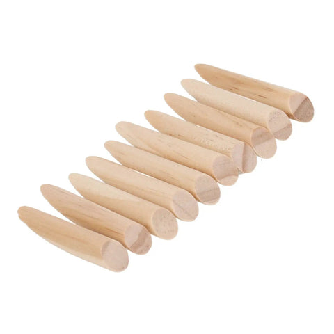 Solid Wood Pocket Hole Plugs Set With Storage Case 50 Pack For Jig Woodworking Doubles As Dowels For Cabinets Furniture And Shelves Tight Joints Smooth Finish On Pine Wood