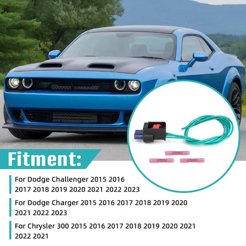 Dodge Exhaust Valve Actuator Connector Plug N Play Pigtail kit for Challenger Charger 2015-2023 and Chrysler 300 2015-2021