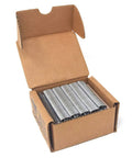 Open box showing stainless steel hog rings for Hog Ring Tool And 9/16 Inch Stainless Steel Hog Rings Set (2500) For Netting, Fencing, Arts