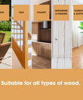Heavy Hitter Danish Oil Wood Sealer Slips Right On And Leaves A Bully Satin Shield on teak, oak, walnut, and unfinished wood.