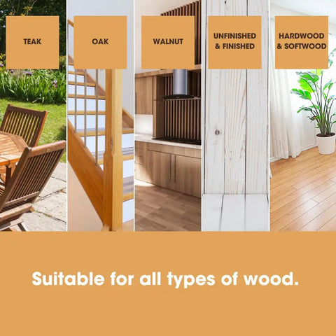 Heavy Hitter Danish Oil Wood Sealer Slips Right On And Leaves A Bully Satin Shield on teak, oak, walnut, and unfinished wood.