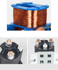 Heavy Duty Forklift Relay Start Switch And Electric Stacker Oil Pump Contactor 12V 24V showing copper coil and terminals.