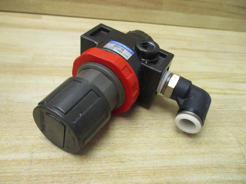 Knockout Quality R600-04 Heavy Duty Pneumatic Air Regulator Featuring Fast Push Lock Rotary Knobs And Badass Reliability For Tight Workshop Setups Operating At 0.05 To 0.83 Mpa Rated With 1/2 To 1/4 Inch Npt Fittings