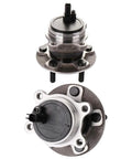 Rear Wheel Hub Bearing Assembly For Ford Focus 2012 To 2018 With ABS 5-Lug 2-Piece Replacement shown with OE Numbers