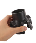 Cold Fog Sprayer Replacement Part For Facial Steamer, Universal Plastic Base Attachment For Esthetician Machines, Easy Maintenance And Efficient Mist Restoration For Salon Beauty Tools, black plastic 8.2x6.8x6.8 cm base