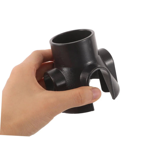 Cold Fog Sprayer Replacement Part For Facial Steamer, Universal Plastic Base Attachment For Esthetician Machines, Easy Maintenance And Efficient Mist Restoration For Salon Beauty Tools, black plastic 8.2x6.8x6.8 cm base
