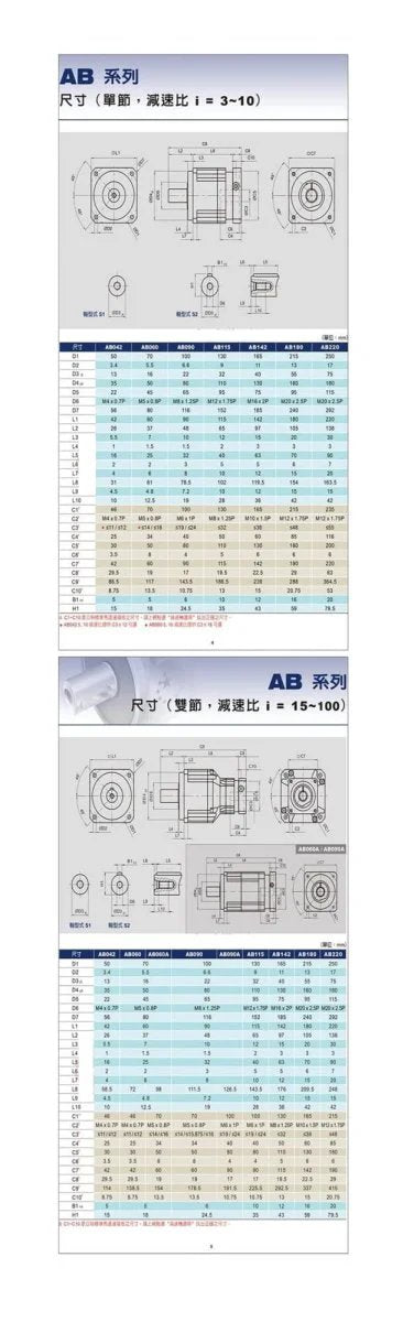Technical specifications and measurements for Planetary Gearbox Reduction Kit Single Stage Gear Reducer For Motors Compact Space Saving Gearhead