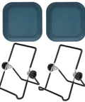 Two Pack Sprouting Stands With Trays 304 Stainless Steel Sprouting Kit For Mason Jars 360 Degree Rotating Stands Perfect