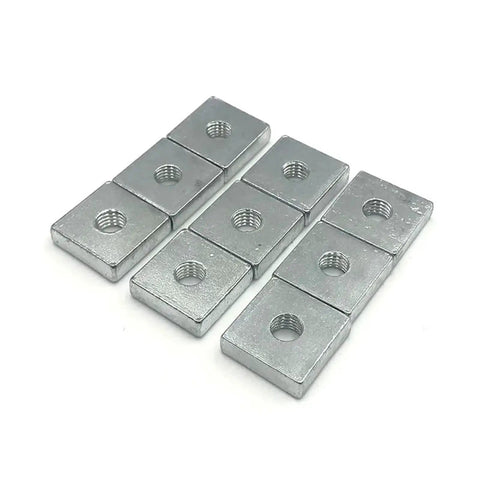 Heavy Duty Thin Square Nuts Bulk Pack Zinc Plated Carbon Steel M2.5 M3 M4 Lock Down Hard On Welding Frames And Garage Projects Built Tough And Ready For The Long Haul Without Slipping Up