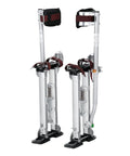 Adjustable Aluminum Drywall Stilts 18 To 30 Inch With Non Slip Grip For Sheetrock Painting Taping And Walking Includes Protective Knee Pads