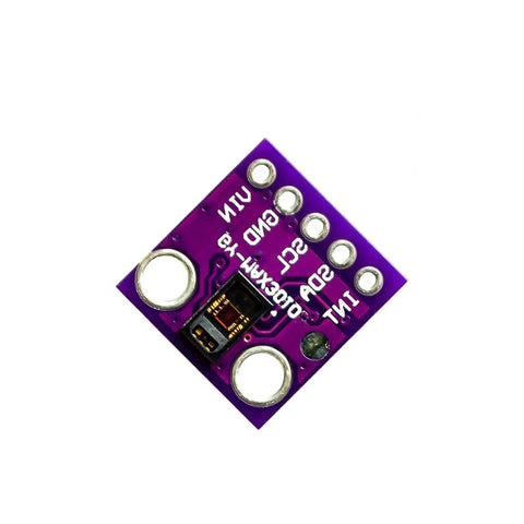 MAX30102 Low Power Heart Rate And SpO2 Sensor Breakout Board, Plug And Play, 2 Pack, compact I2C module, top view on white background