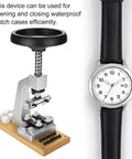 Top Tier Premium Watch Case Opener Tool Set Hella Tough Bench Press Vice and Reliable Back Cover Wrench Killer for Rapid Wristwatch Maintenance, tool for efficient case opening.