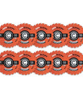 Nail Slicer Framing Blade 7 And A Quarter Inch 24 Tooth For Corded And Cordless Tools, arranged in two rows, 10 pack of blades.