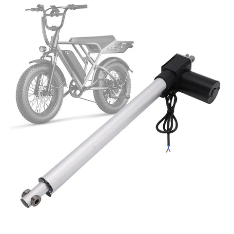 Heavy Duty Electric DC Linear Actuator Packing Six Thousand Newtons Of Raw Straight Push Pull Chops Plus Five Hundred Millimeter Travel for e-bike modifications.
