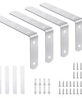 Heavy Duty Wall Mount Anti Tip Furniture Anchors To Keep Dressers And Bookcases Rock Solid And Secure Up To 400 Lbs hardware kit with brackets and screws