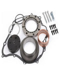 Upgrade Your Ride With This Heavy Duty Starter Clutch One Way Bearing Gear Kit Compatible For Yamaha 1999 To 2009 Featuring Oil Resistant Damping To Buffer Shock Reduce Idle Jitter And Cut Engine Noise With Anti Rust Coating Ensures Durability. starter clutch kit with gears, gaskets, springs, and bolts