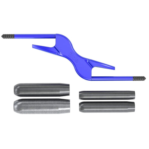 Pro Grade Barrel Jointer Set With Replaceable Steel Barrels One Half Inch Through Seven Eighths Inch Cast Aluminum Handle