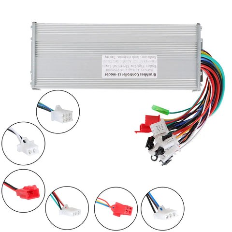 48-72V 2000W DC Brushless Motor Speed Controller Replacement For E-Bike And Scooter Dual Or Single Mode With Hall Sensor