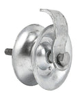 5-inch steel pipe track roller, galvanized finish for 1-5/8 in pipe track
