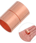 Premium Copper Coupling Fittings 0.59 Inch Straight Pipe Connectors with Grooved Stop Mechanism for HVAC and Industrial Water Systems