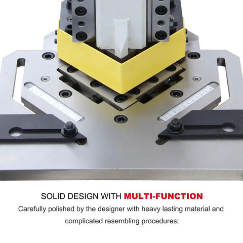Professional Manual Corner Notcher For Sheet Metal 4 X 4 Inch Fixed 90 Degree Cut Heavy Duty Fabrication Tool Built Like A Mean Shop Workhorse Handles Any Ductwork Trimming Or Metal Coping Job With Zero Sweat On Deadline Day