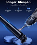 Rear Gas Shocks Absorbers For Nissan Rogue And Rogue Sport Pair Replacement OE 349097 with durability test illustration