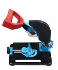 Angle Grind Stand With Guard For Precise 45 Degree Cuts, quick clamp, durable roller shaft, DIY workshop use