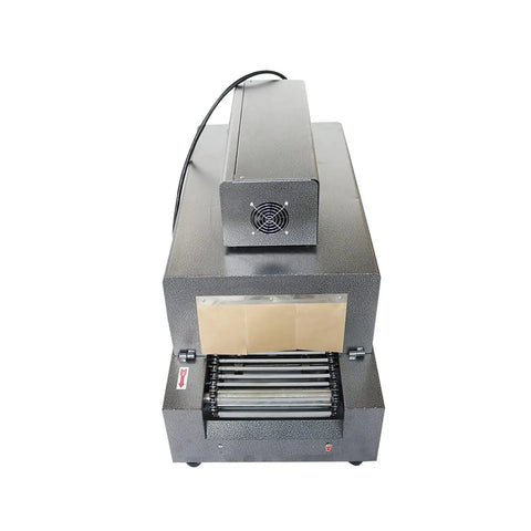 Heavy Duty 220V Heat Shrink Wrap Machine With Electric Tunnel Conveyor And Film Sealer, Industrial Grade 4.5KW front view