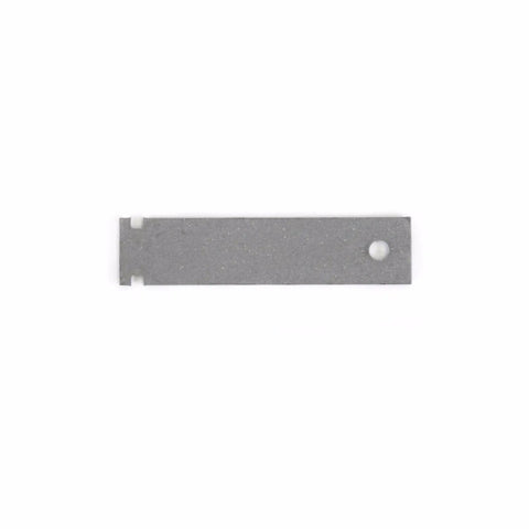 OEM Drum Slide Glide Pad For Dryers Front Drum Support Replacement Part, rectangular shape with hole, gray color