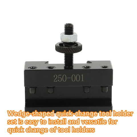 OXA 250 001 Wedge Quick Change Tool Holder Replacement for Lathe, hardened steel, front view