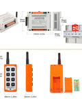 8 Channel Wireless Remote Control Switch For DC 12V To 36V Systems 433MHz 10A Relay with remote and quick connector terminal
