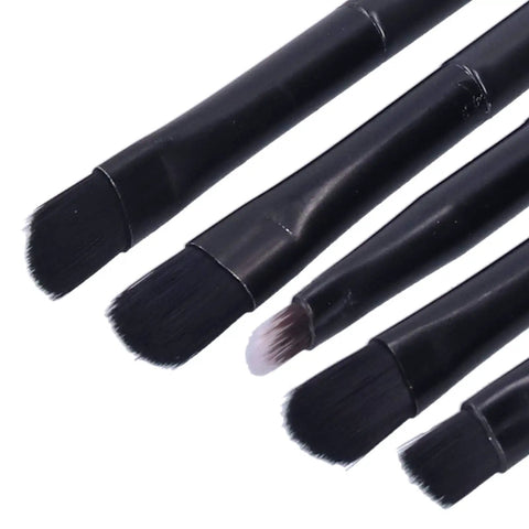 Close-up of Watch Cleaning Brush Set With Storage Box 5 Piece Soft Bristle Gear For Delicate Watch Care Maintenance And Repair