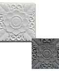 Lotus Square Concrete Molds For Walkways And Garden Paths, Easy To Use Reusable ABS Plastic Paver Molds For DIY Hardscaping